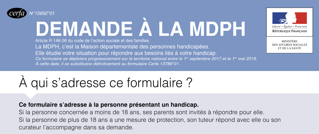 DOSSIER MDPH CERFA